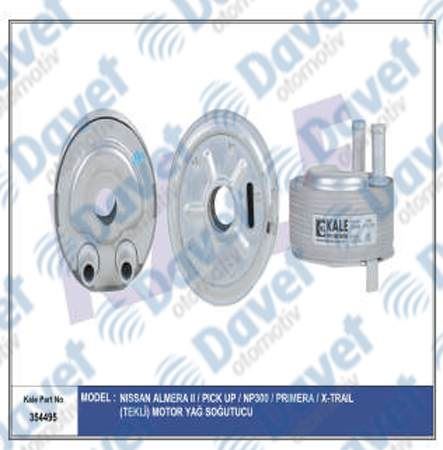 KLR-354495 Yag Sogutucu Nissan Pickup Skystar 2.5 Dci Yd25 02-/ Np300 Navara 08-/ Xtrail 2.2 Dci 02-/